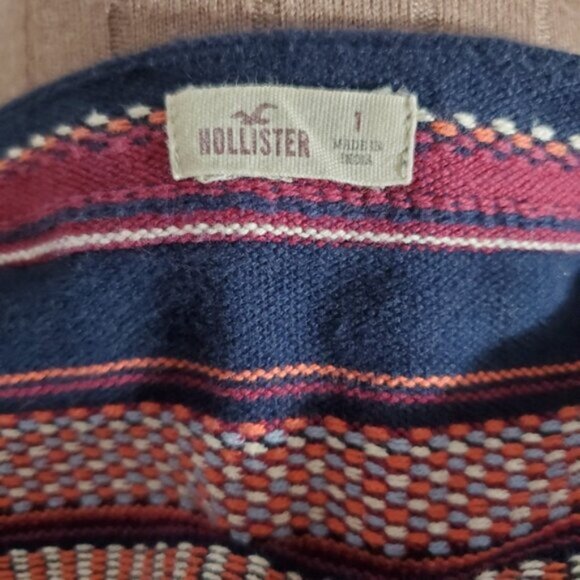 Hollister Bohemian Striped Woven Skirt with Zip- Size Small- NWOT - Picture 7 of 10